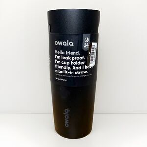 Owala FreeSip Stainless Steel Bottle 30oz Black READ